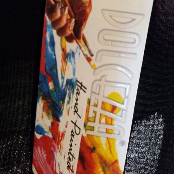 NWT Dolcezza Womens XL Long Sleeve Asymmetrical Sweater - Picture 2 of 9